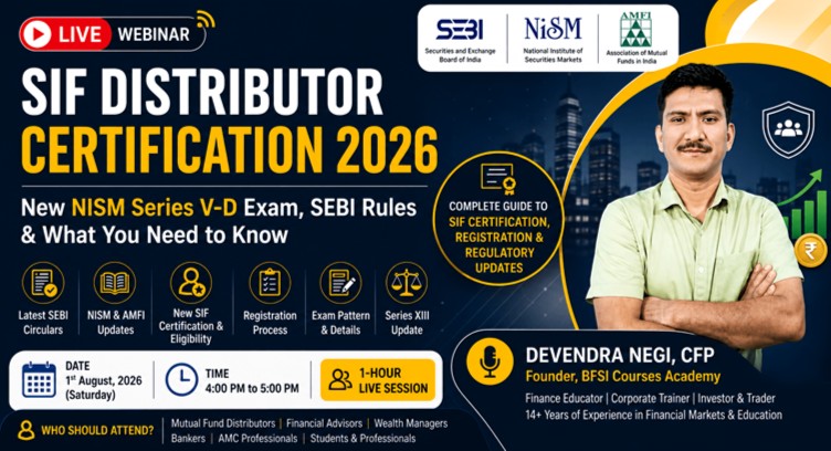 SIF Distributor Certification 2026: New NISM Series V-D Exam, SEBI Rules & What You Need to Know